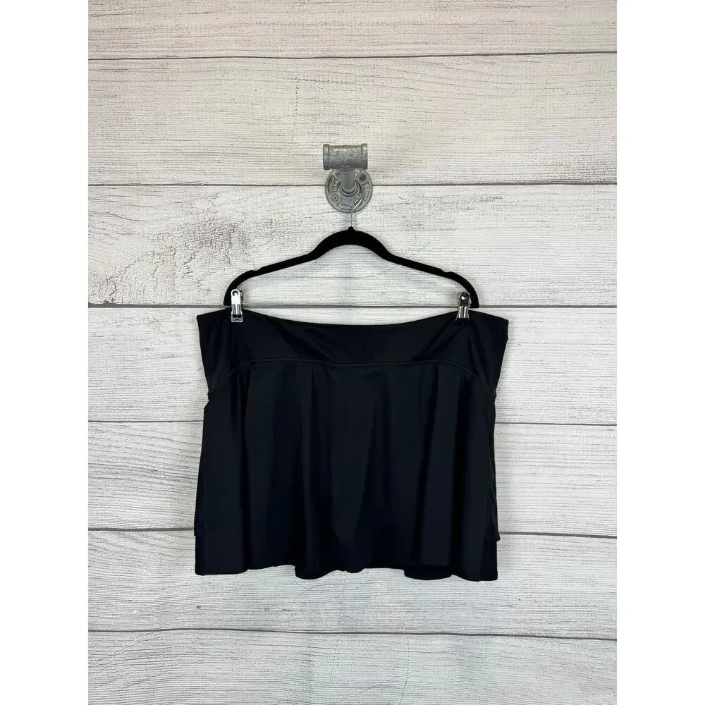 Old Navy Plus Size Active Black Extra High Rise Powersoft Skort Size 3X